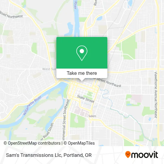 Sam's Transmissions Llc map