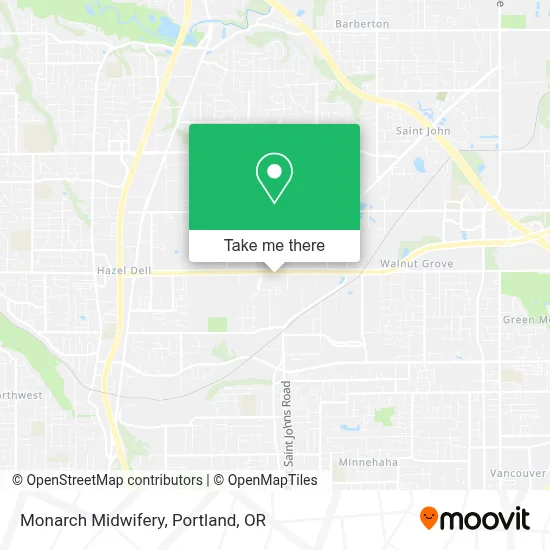 Monarch Midwifery map