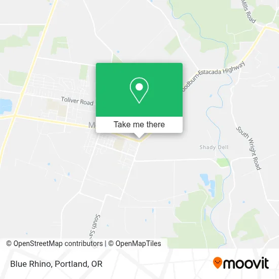 Blue Rhino map