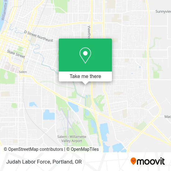 Judah Labor Force map