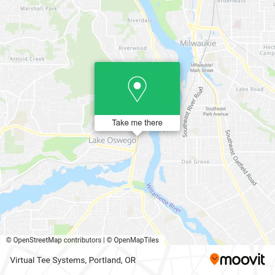 Virtual Tee Systems map