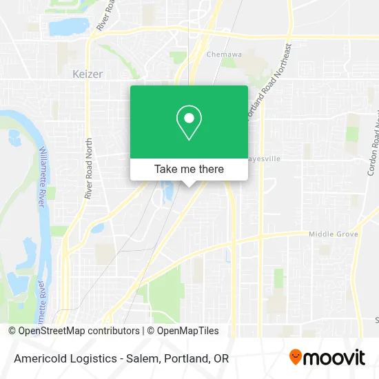 Americold Logistics - Salem map