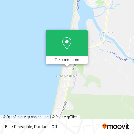 Blue Pineapple map