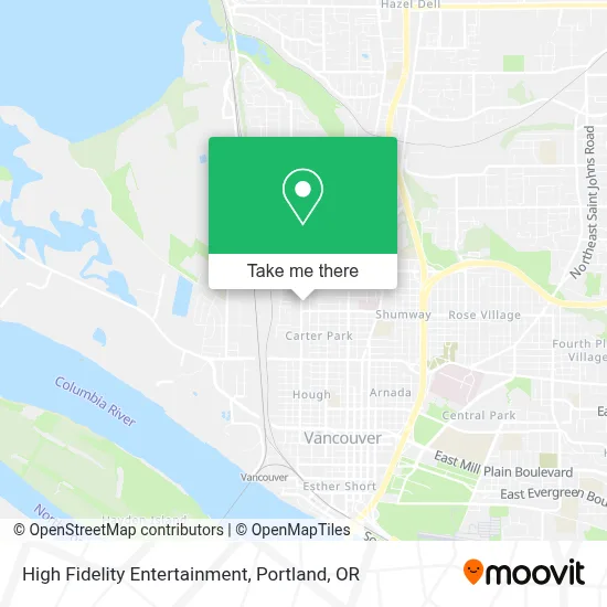 High Fidelity Entertainment map
