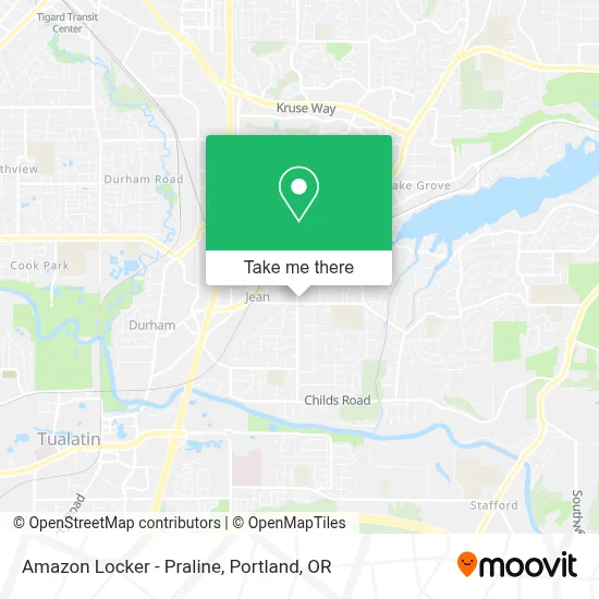 Amazon Locker - Praline map