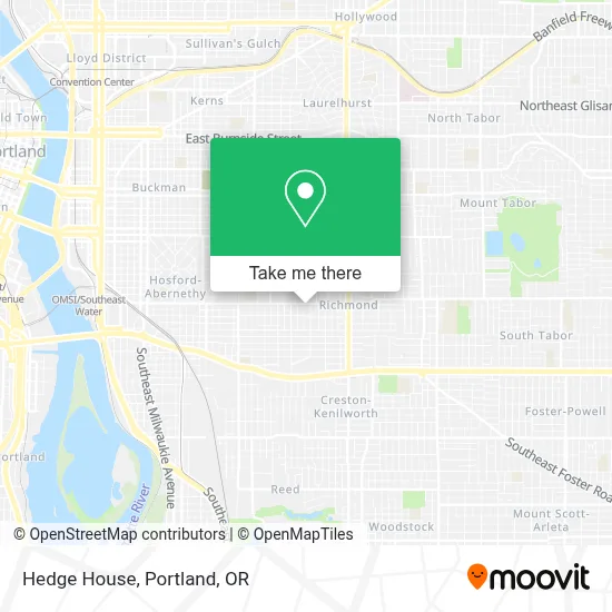 Hedge House map