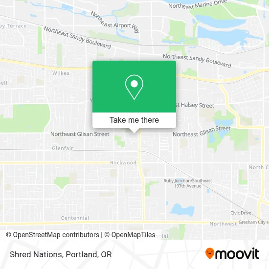 Shred Nations map