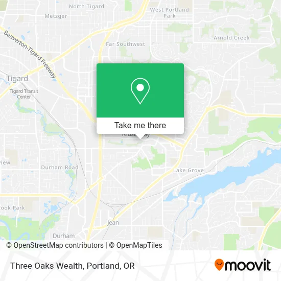 Three Oaks Wealth map