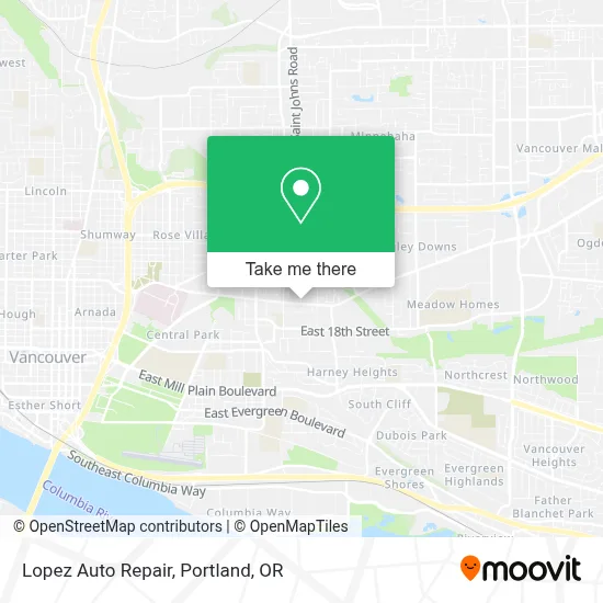 Lopez Auto Repair map