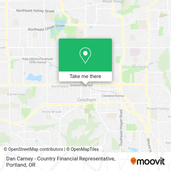 Dan Carney - Country Financial Representative map