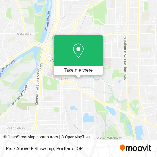 Rise Above Fellowship map