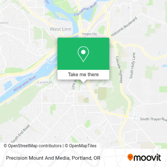 Precision Mount And Media map