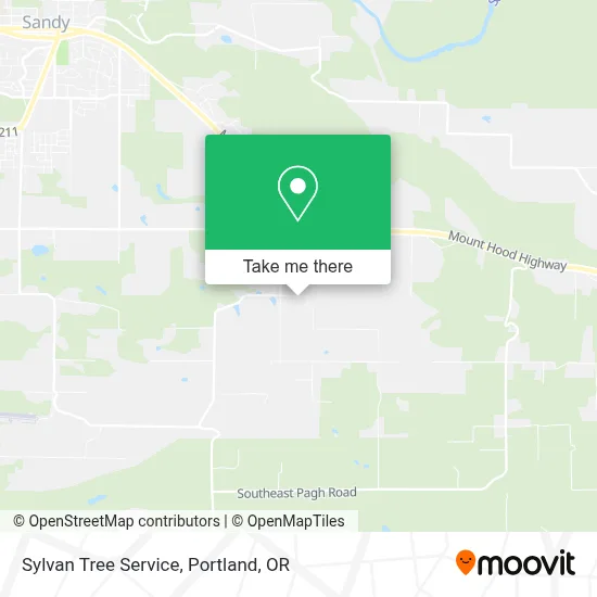 Sylvan Tree Service map