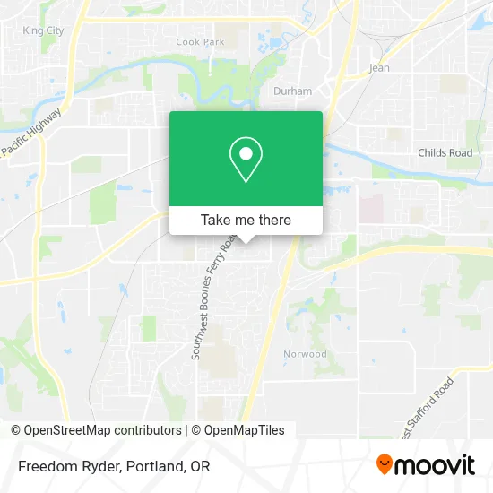 Freedom Ryder map