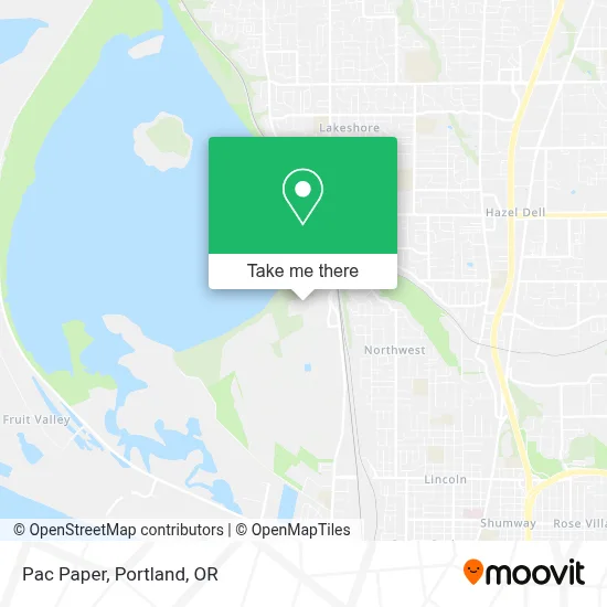 Pac Paper map