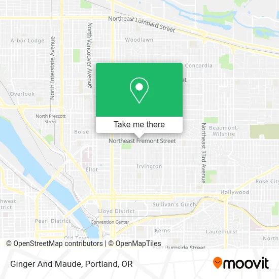 Ginger And Maude map