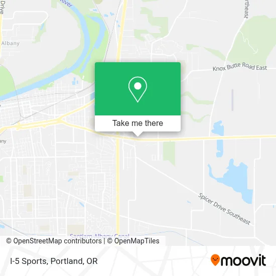 I-5 Sports map