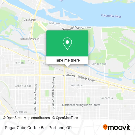 Sugar Cube Coffee Bar map