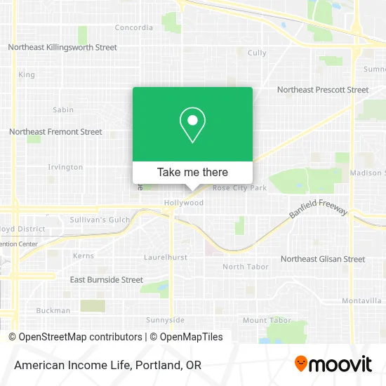 American Income Life map