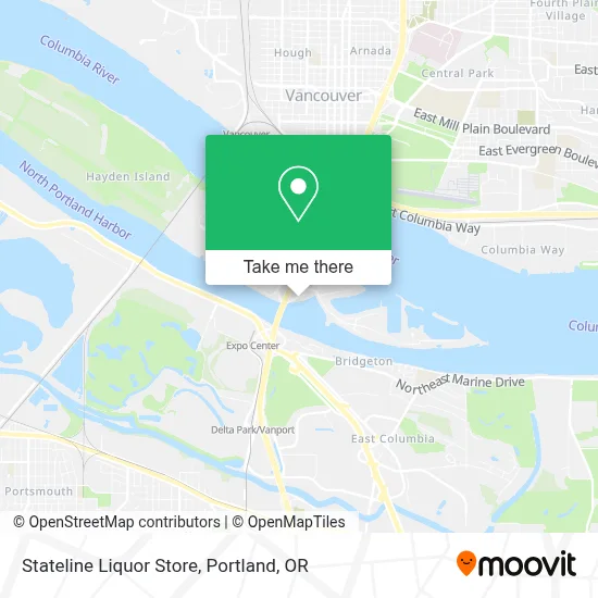 Stateline Liquor Store map