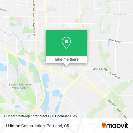 J Hinton Construction map