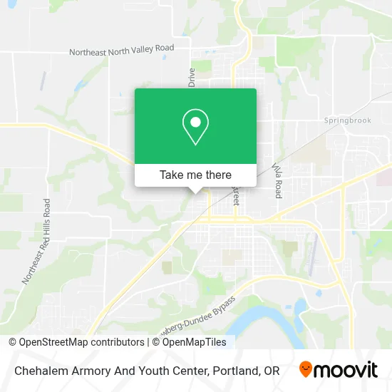 Chehalem Armory And Youth Center map