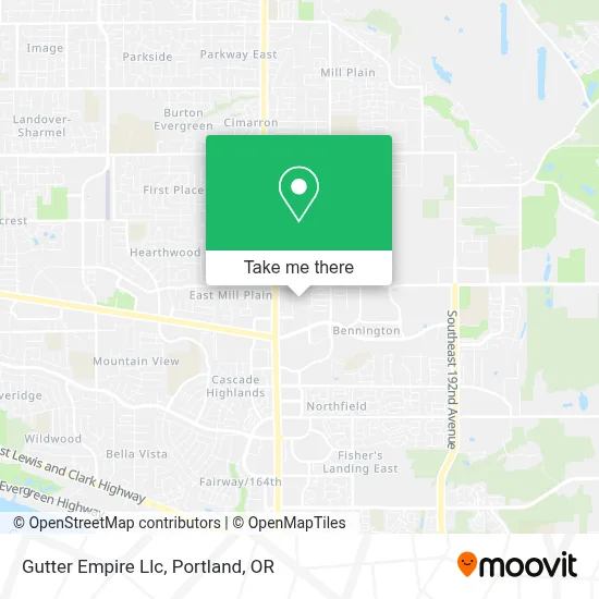 Gutter Empire Llc map