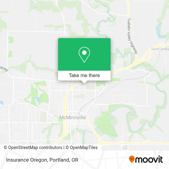 Insurance Oregon map