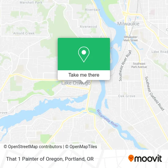 That 1 Painter of Oregon map