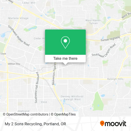 My 2 Sons Recycling map