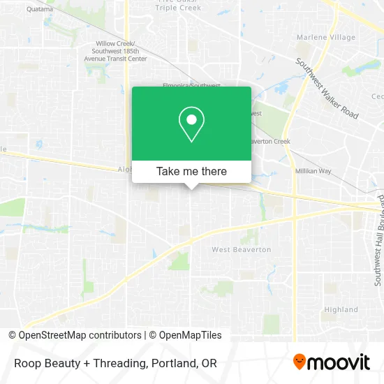 Roop Beauty + Threading map