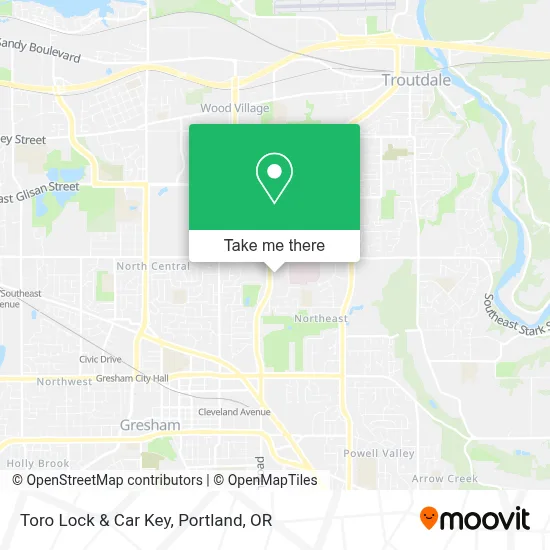 Toro Lock & Car Key map