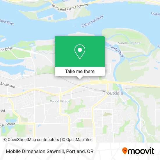 Mobile Dimension Sawmill map