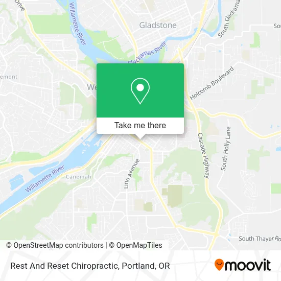 Rest And Reset Chiropractic map