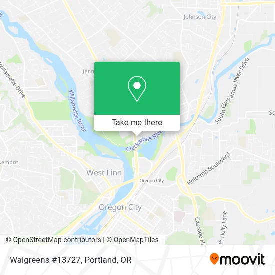 Walgreens #13727 map