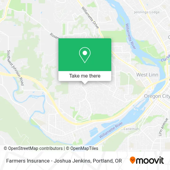 Farmers Insurance - Joshua Jenkins map