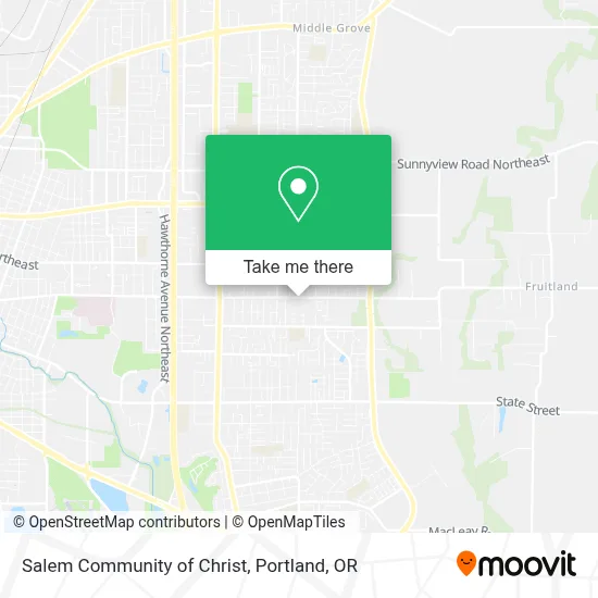 Salem Community of Christ map