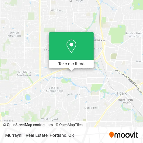 Murrayhill Real Estate map