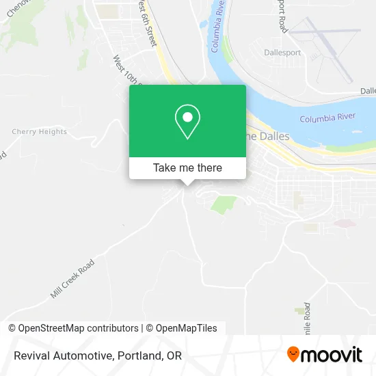 Revival Automotive map