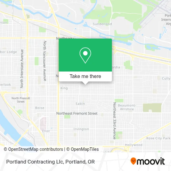 Portland Contracting Llc map