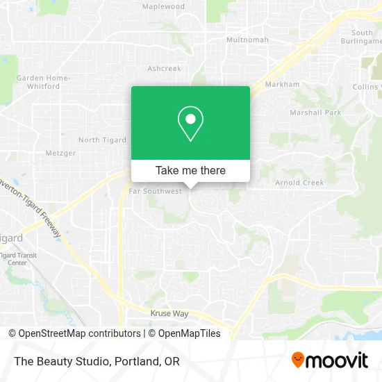 The Beauty Studio map