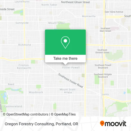Oregon Forestry Consulting map