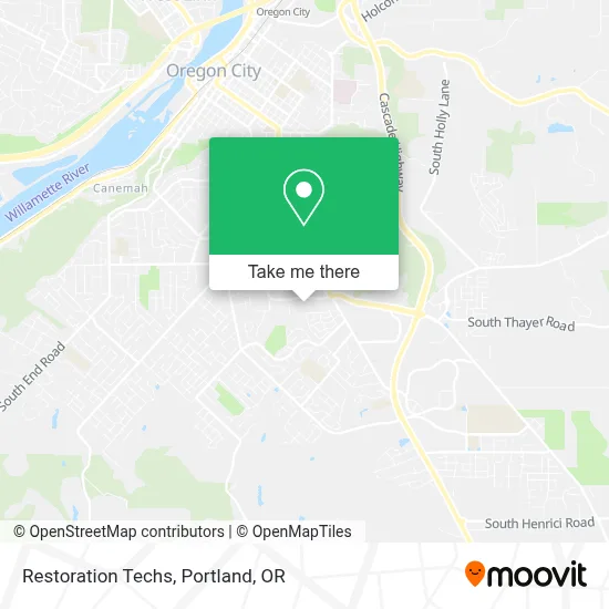Restoration Techs map