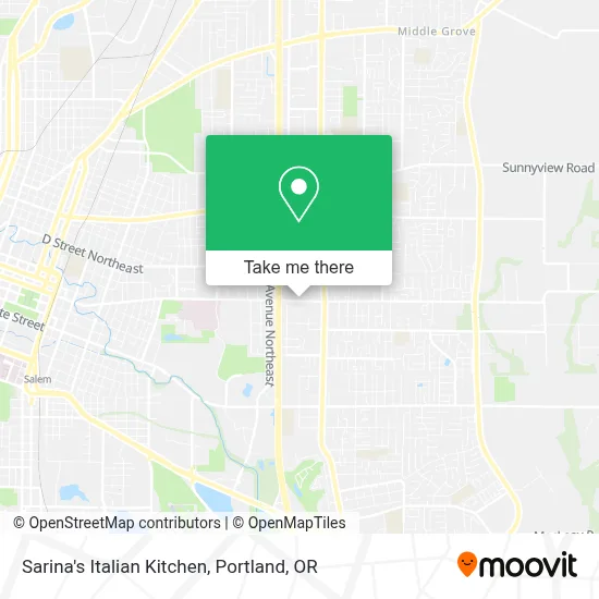 Sarina's Italian Kitchen map