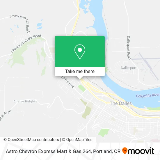 Astro Chevron Express Mart & Gas 264 map