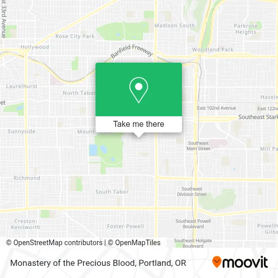 Monastery of the Precious Blood map