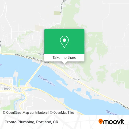 Pronto Plumbing map
