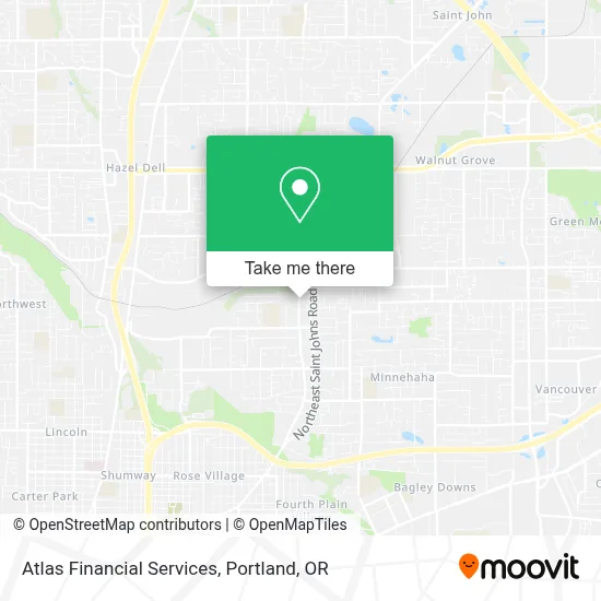 Atlas Financial Services map