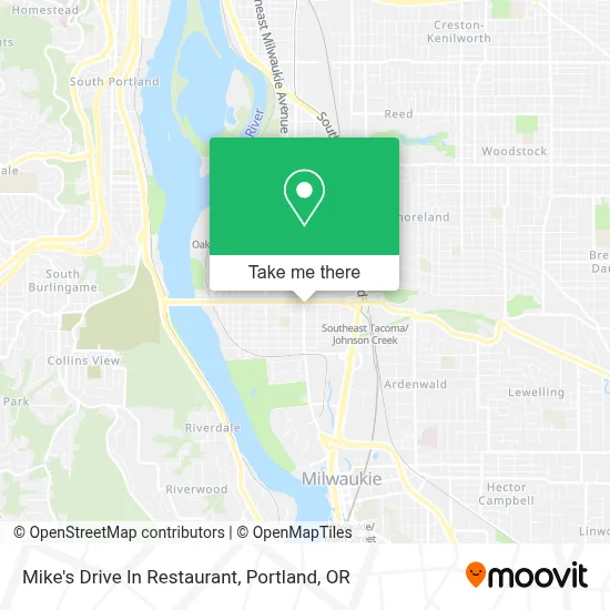 Mike's Drive In Restaurant map