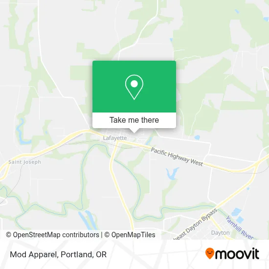 Mod Apparel map